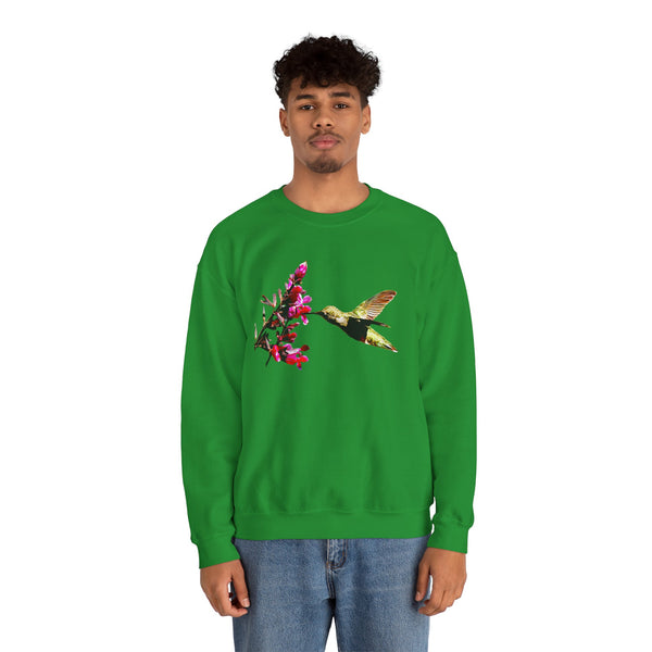 Hummingbird Sip Unisex Heavy Blend™ Crewneck Sweatshirt