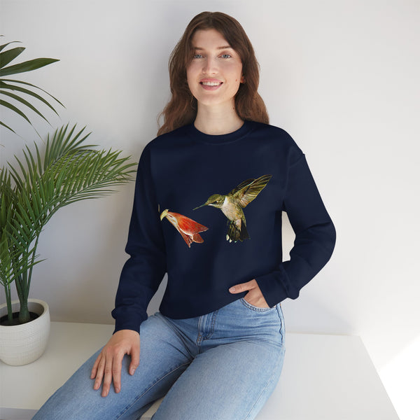 Hummingbird Slim Unisex Heavy Blend™ Crewneck Sweatshirt