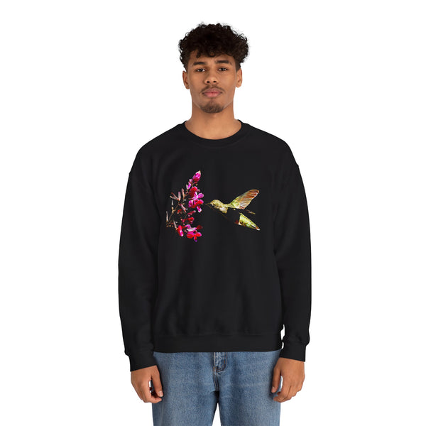 Hummingbird Sip Unisex Heavy Blend™ Crewneck Sweatshirt
