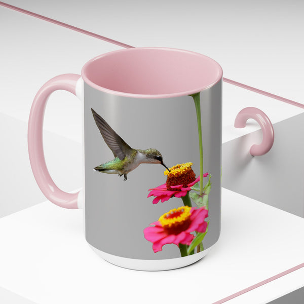 Two-Tone Coffee Mugs, 15oz