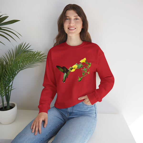 Hummingbird Glory Unisex Heavy Blend™ Crewneck Sweatshirt