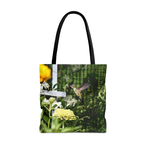 Rising Yellow Hummingbird Tote
