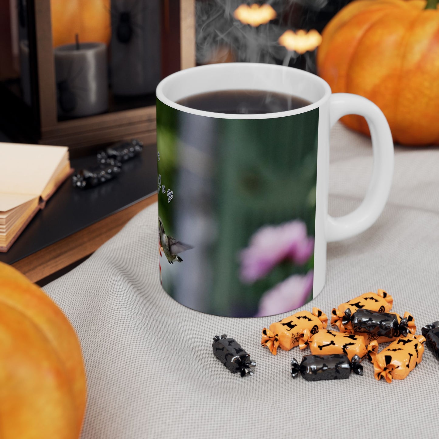 Find Joy Hummingbird Ceramic Mug 11oz
