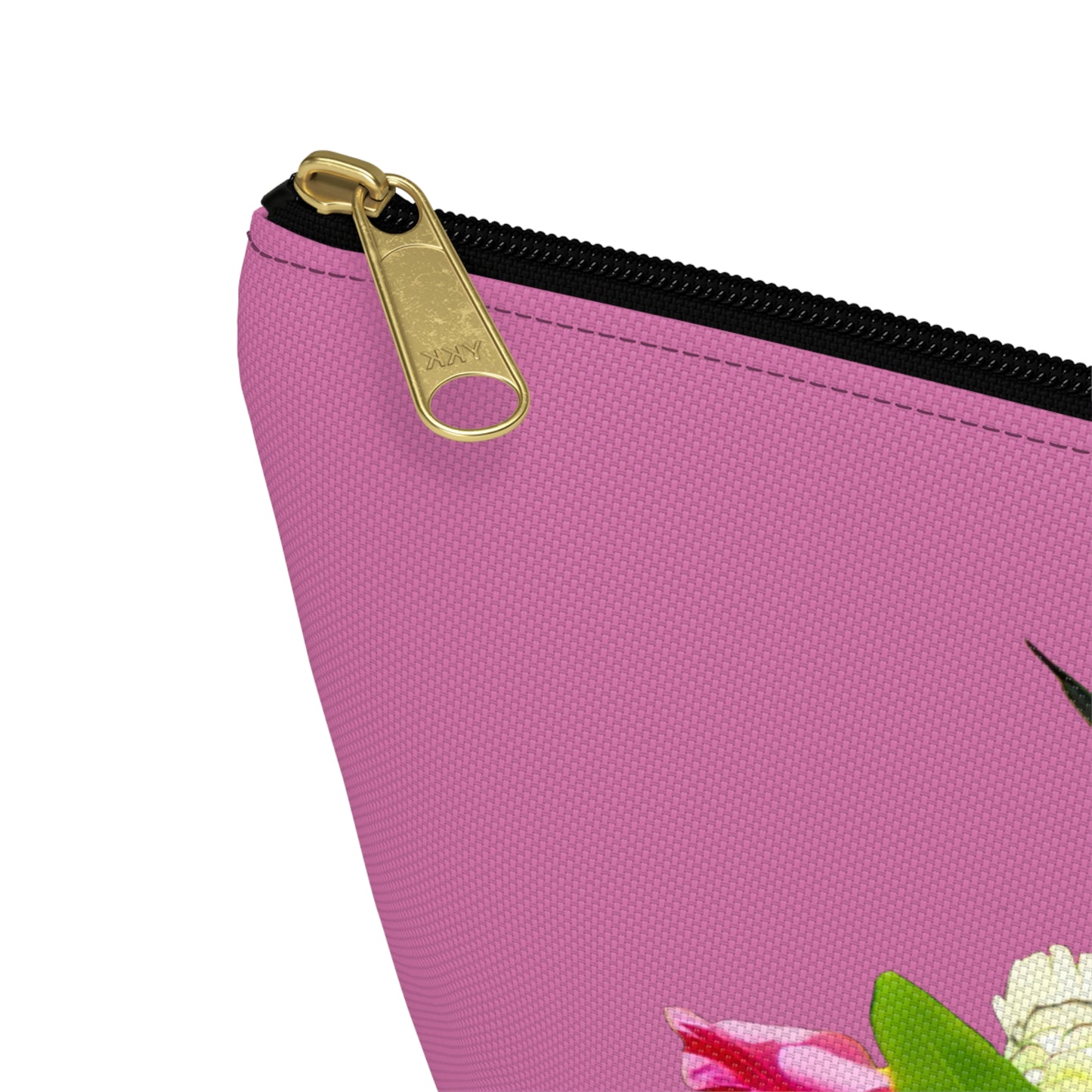 Hummingbird Wings Up Neat Pink Accessory Pouch w T-bottom