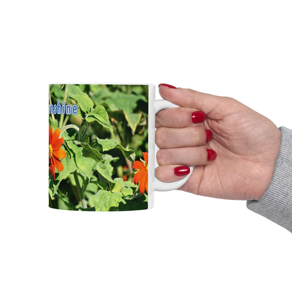 Sunshine Taste Hummingbird Ceramic Mug 11oz