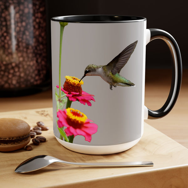 Two-Tone Coffee Mugs, 15oz
