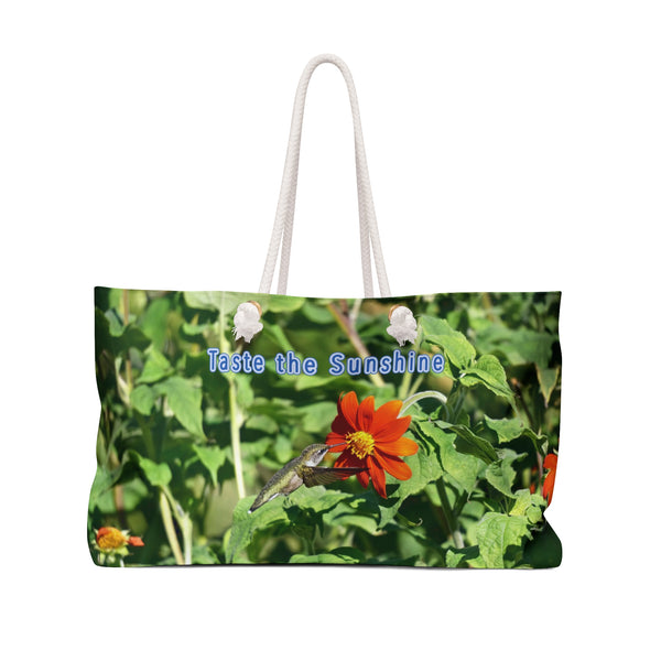 Taste of Sunshine Hummingbird Weekender Bag 1