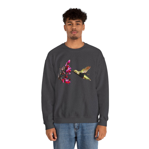 Hummingbird Sip Unisex Heavy Blend™ Crewneck Sweatshirt