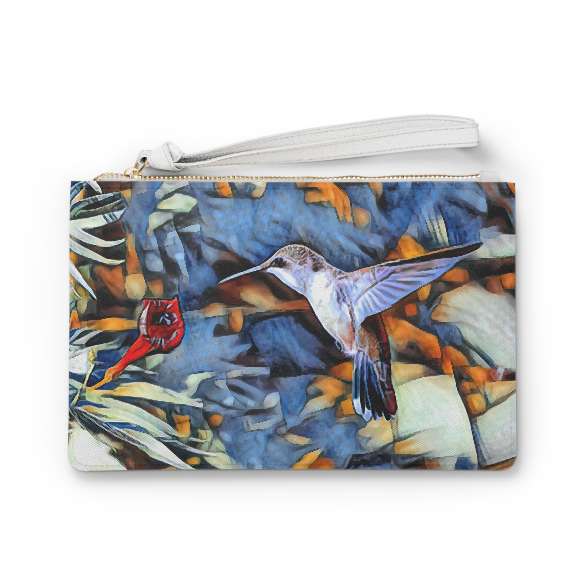 Hummingbird Wing Stretch Clutch Bag