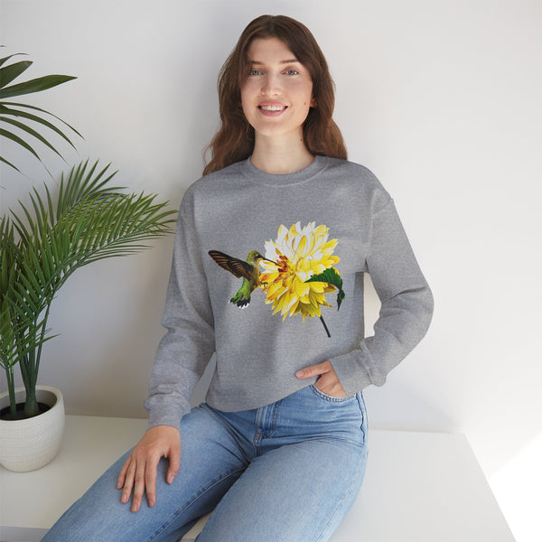 Hummingbird Fire Unisex Heavy Blend™ Crewneck Sweatshirt