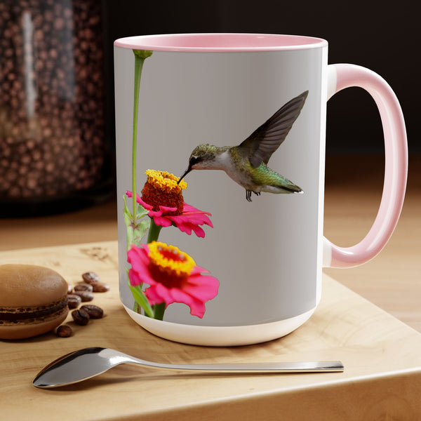 Two-Tone Coffee Mugs, 15oz
