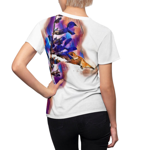 Women's Cut & Sew Hummingbird SalviaTee (AOP)