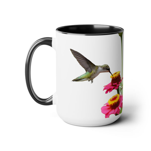 Two-Tone Coffee Mugs, 15oz