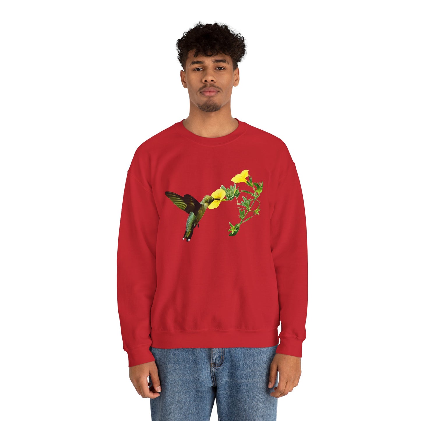 Hummingbird Glory Unisex Heavy Blend™ Crewneck Sweatshirt