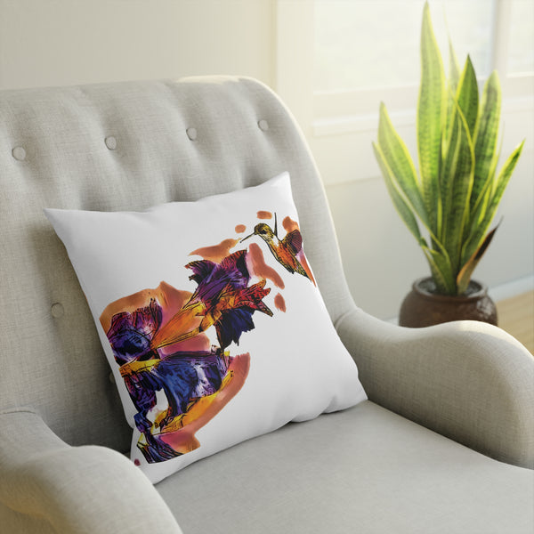 Hummingbird Violet Cushion