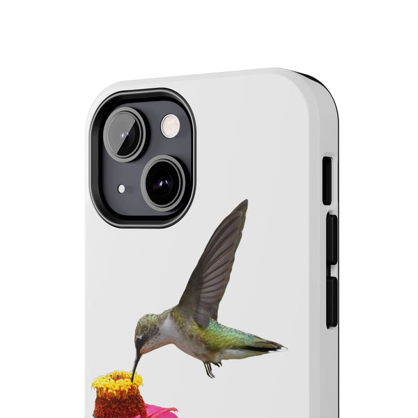 Hummingbird Zinnia WonderTough Phone Cases