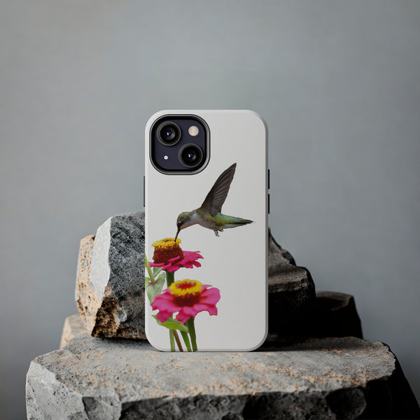 Hummingbird Zinnia WonderTough Phone Cases
