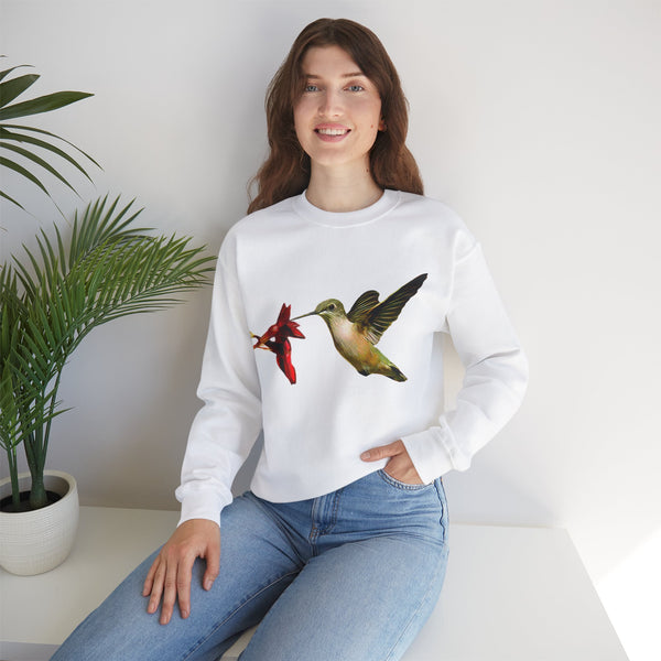 Hummingbird Proud Unisex Heavy Blend™ Crewneck Sweatshirt