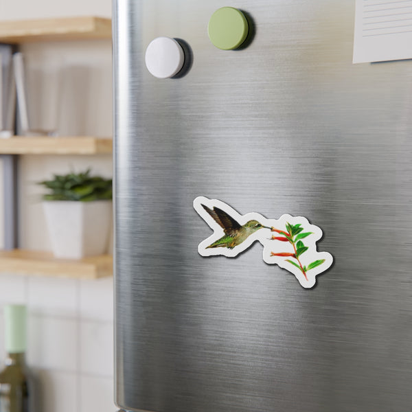 Hummingbird Simple Nibble Die-Cut Magnets