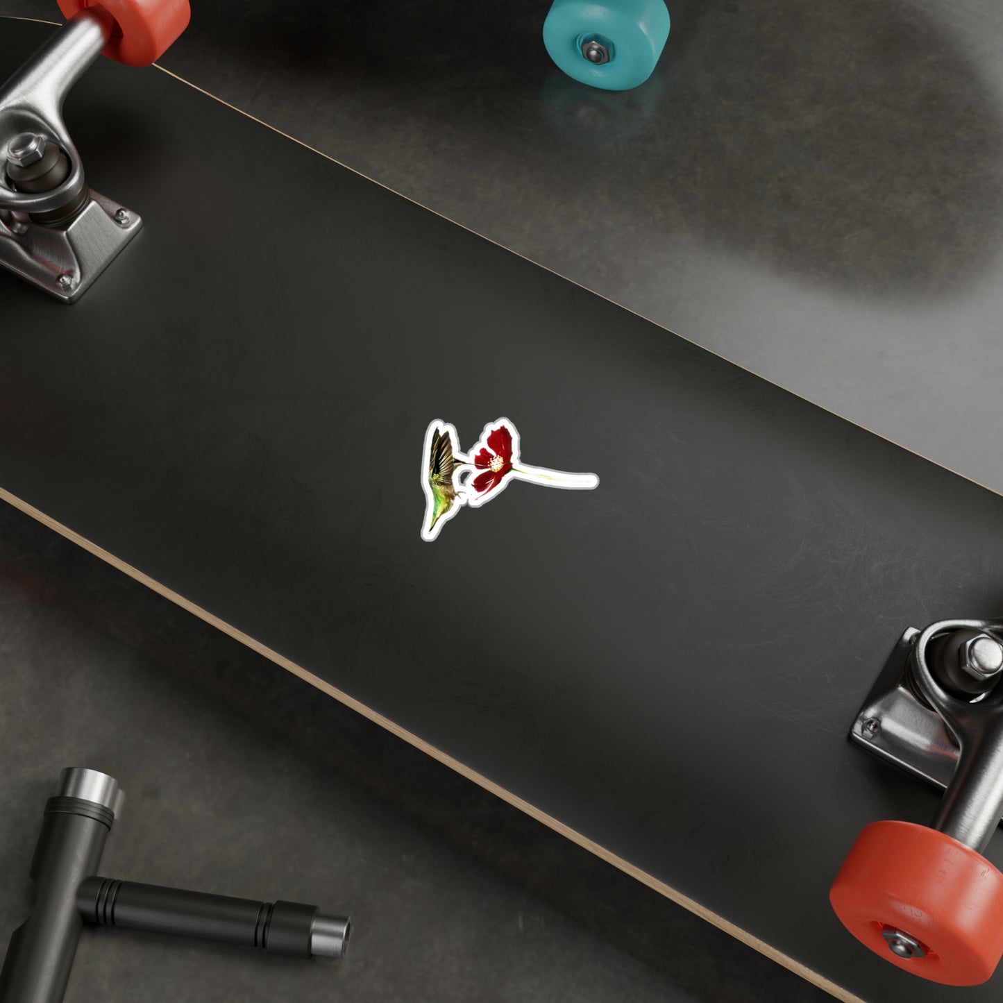 Hummingbird Wings Up Kiss-Cut Vinyl Decals