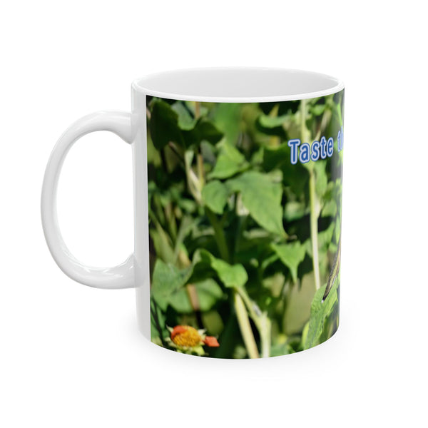 Sunshine Taste Hummingbird Ceramic Mug 11oz
