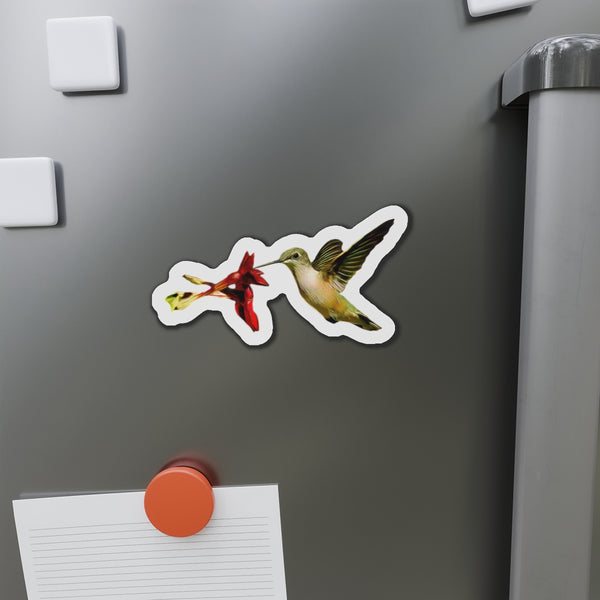 Hummingbird Honeysuckle Kiss Die-Cut Magnets