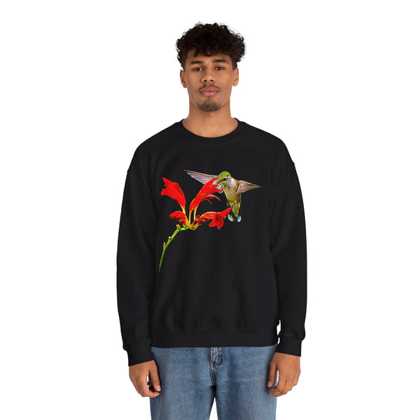 Hummingbird Float Unisex Heavy Blend™ Crewneck Sweatshirt