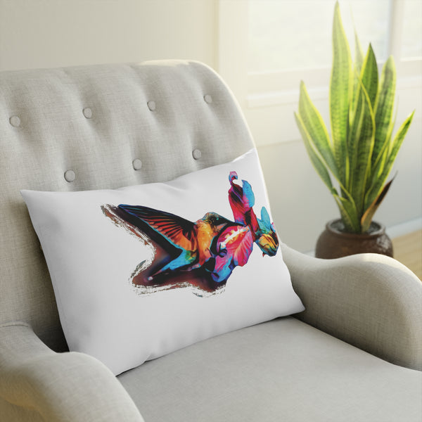 Hummingbird Landing Cushion