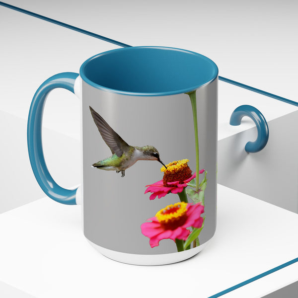 Two-Tone Coffee Mugs, 15oz