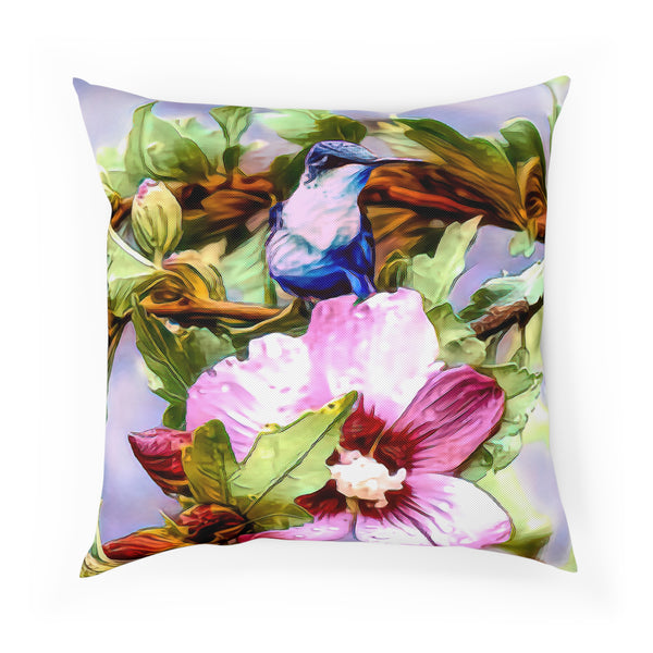 Hummingbird Heaven Drops Cushion