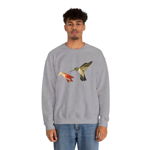 Hummingbird Slim Unisex Heavy Blend™ Crewneck Sweatshirt