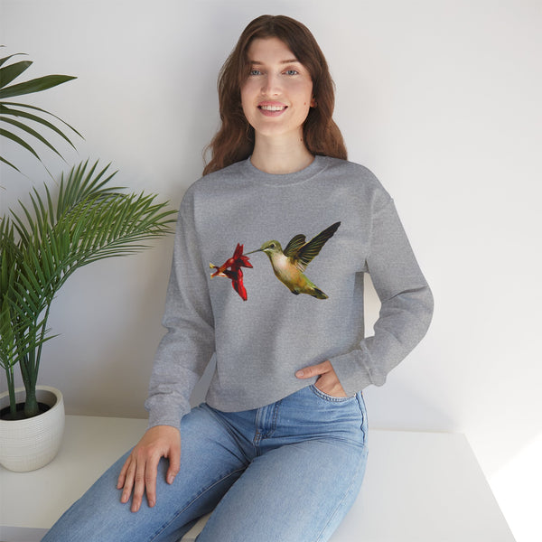 Hummingbird Proud Unisex Heavy Blend™ Crewneck Sweatshirt