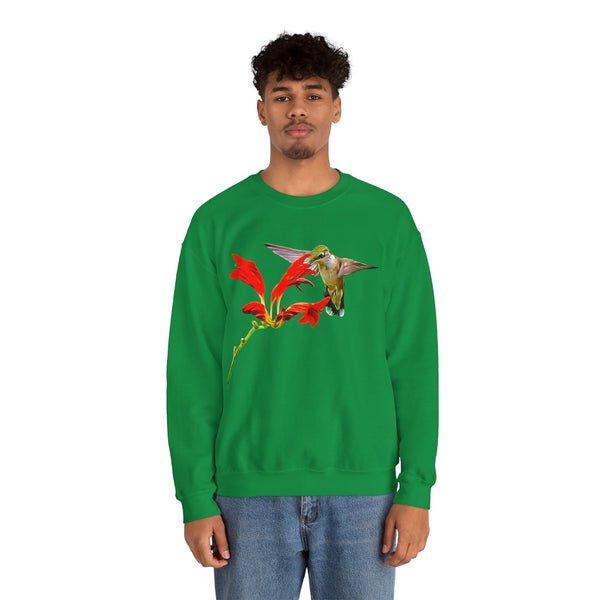 Hummingbird Float Unisex Heavy Blend™ Crewneck Sweatshirt