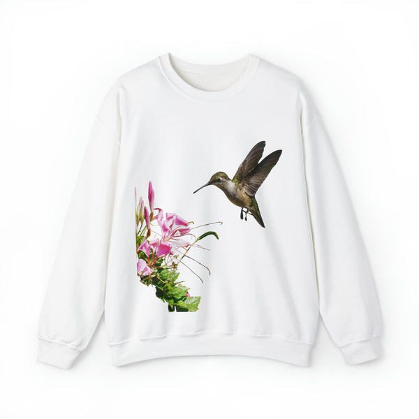 Hummingbird Frills Unisex Heavy Blend™ Crewneck Sweatshirt