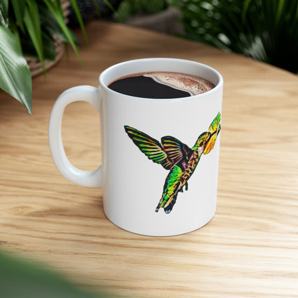 Hummingbird Emerald Ceramic Mug 11oz