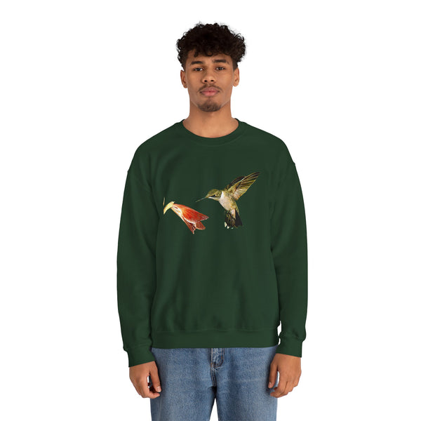 Hummingbird Slim Unisex Heavy Blend™ Crewneck Sweatshirt