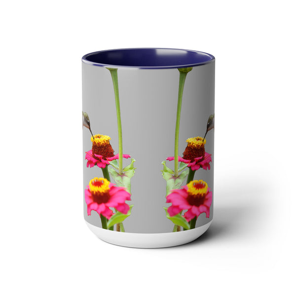 Two-Tone Coffee Mugs, 15oz