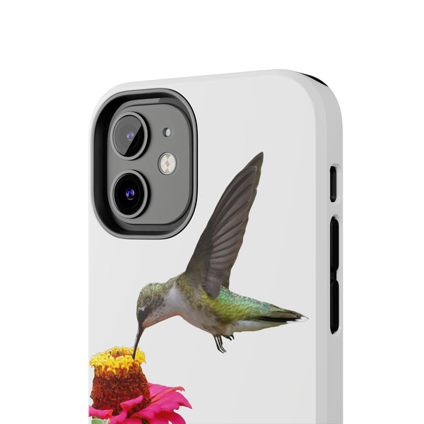 Hummingbird Zinnia WonderTough Phone Cases /