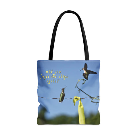 Forget the Chips Hummingbird Tote