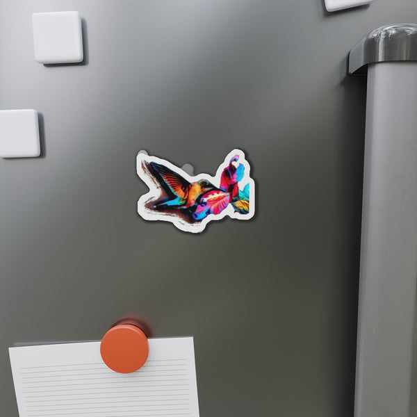 Hummingbird Landing Die-Cut Magnets