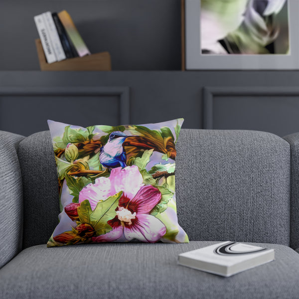 Hummingbird Heaven Drops Cushion