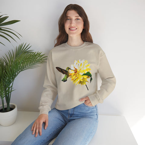 Hummingbird Fire Unisex Heavy Blend™ Crewneck Sweatshirt