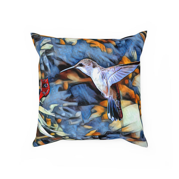 Hummingbird Pointed Wings Cushion