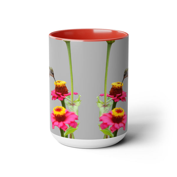 Two-Tone Coffee Mugs, 15oz