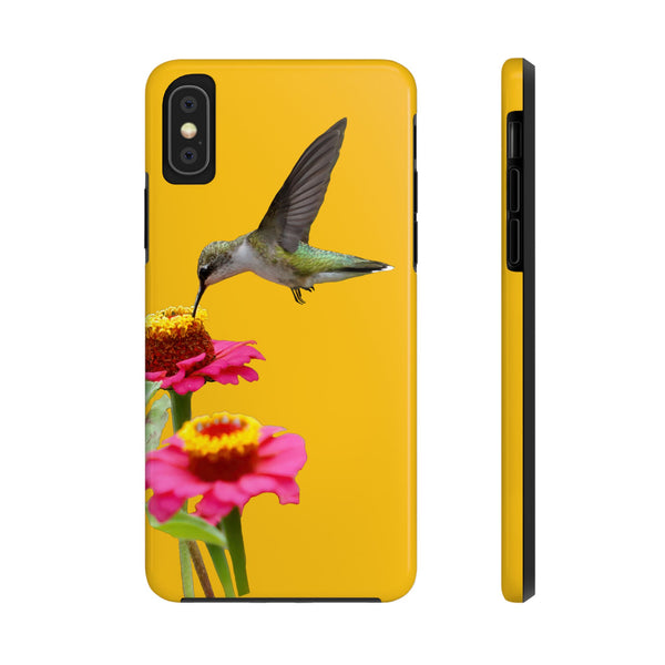 Hummingbird Zinnia WonderTough Phone Cases /
