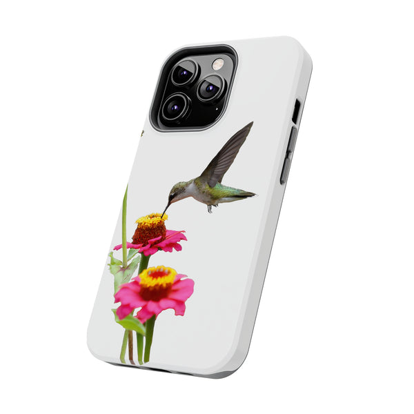 Hummingbird Zinnia WonderTough Phone Cases