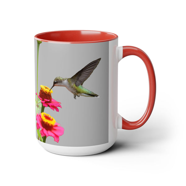 Two-Tone Coffee Mugs, 15oz