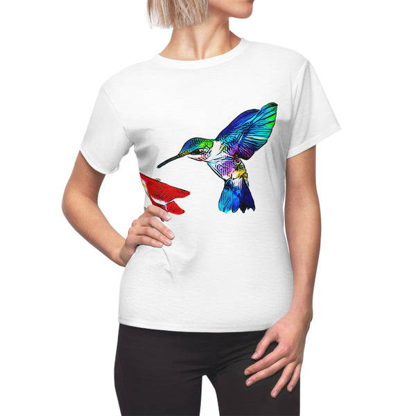 Women's Cut & Sew Hummingbird Sweet Tee (AOP 1)