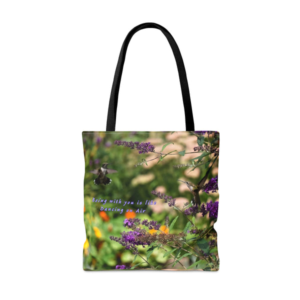 Dancing on Air Hummingbird Tote