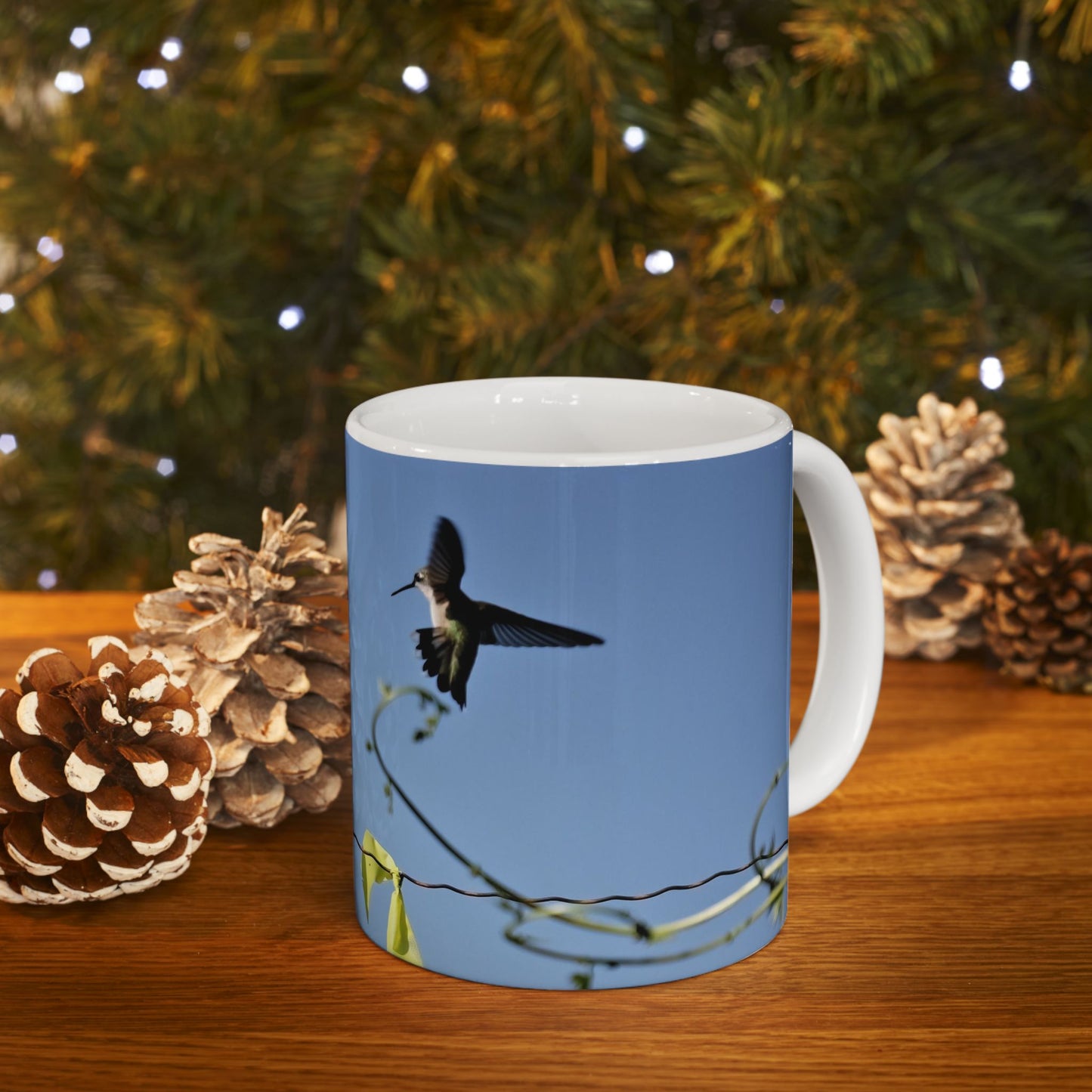 Forgdt the Chips Hummingbird Ceramic Mug 11oz